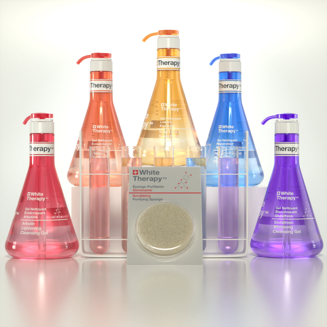 achetez le pack complet et un gel douche gommant gluta offert!