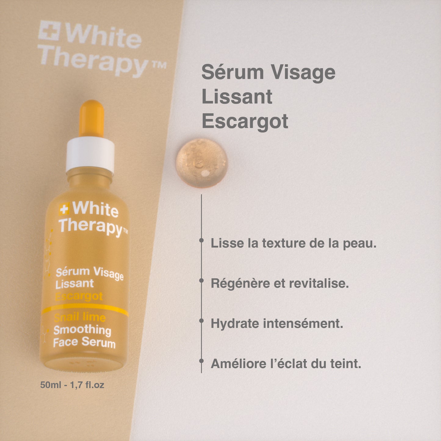 White Therapy + Snail Lime Smoothing Face Serum