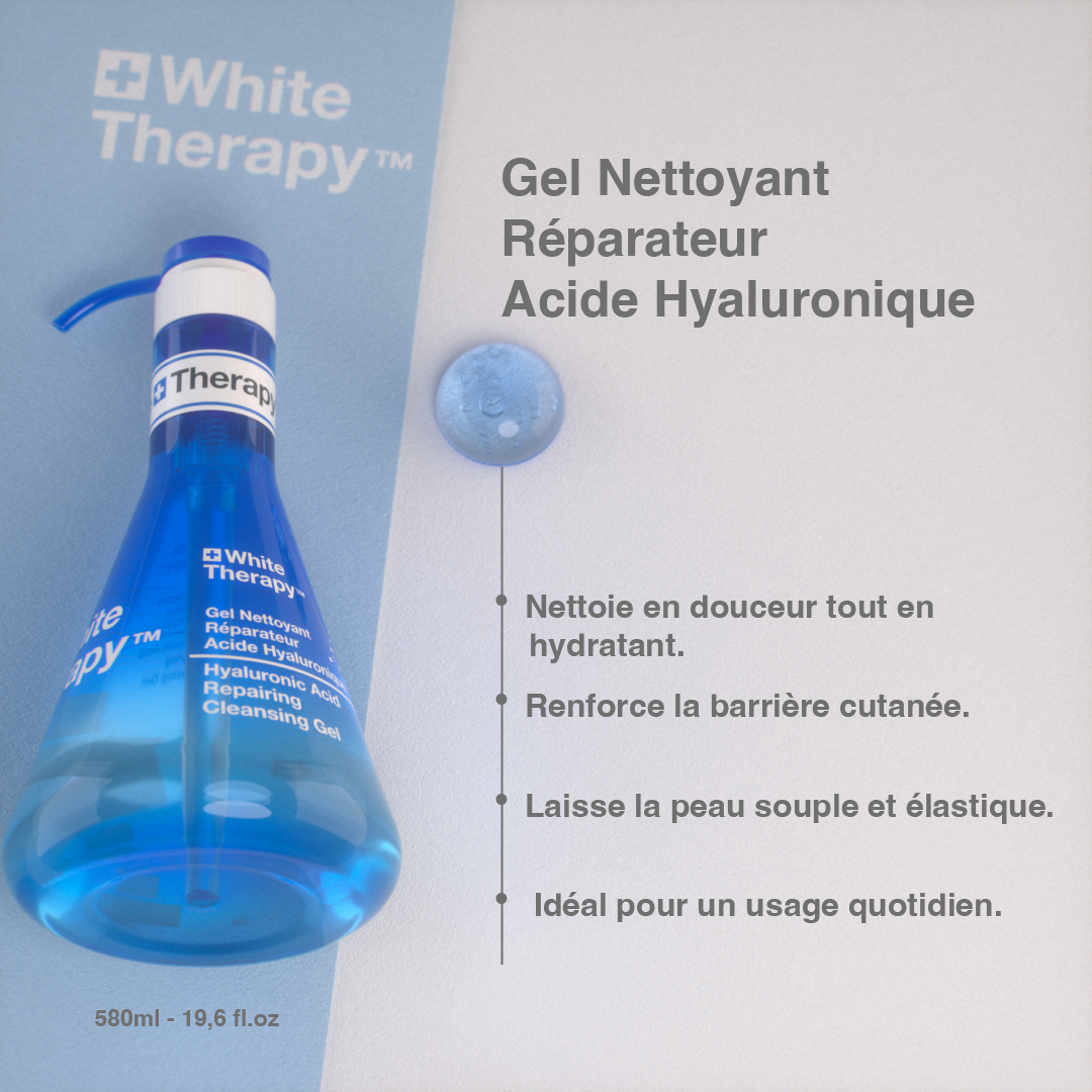 White Therapy + Hyaluronic Acid Repairing Cleansing Gel