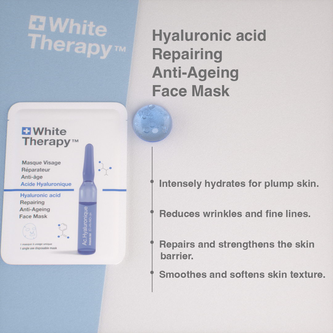 White Therapy + Hyaluronic acid Repairing Anti-Ageing Face Mask