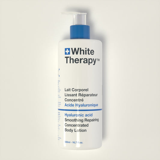 White Therapy + Lait Corporel Lissant Réparateur Concentré à l'Acide Hyaluronique