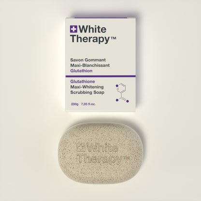 White Therapy + Glutathione Maxi-Whitening Scrubbing Soap 