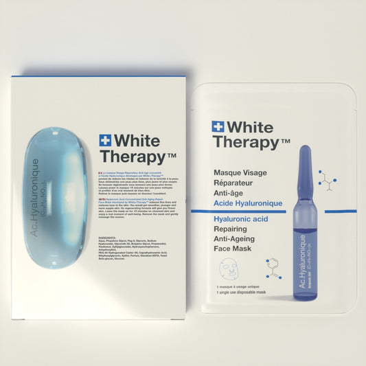 White Therapy Masque Visage Réparateur Anti-Âge Acide Hyaluronique