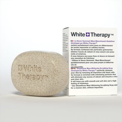 White Therapy + Glutathione Maxi-Whitening Scrubbing Soap 