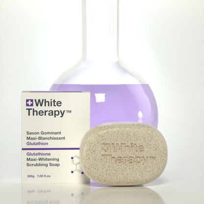 White Therapy + Glutathione Maxi-Whitening Scrubbing Soap 