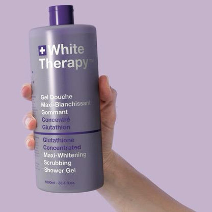 White Therapy + Glutatión Concentrado Gel de Ducha Maxi-Blanqueante Exfoliante