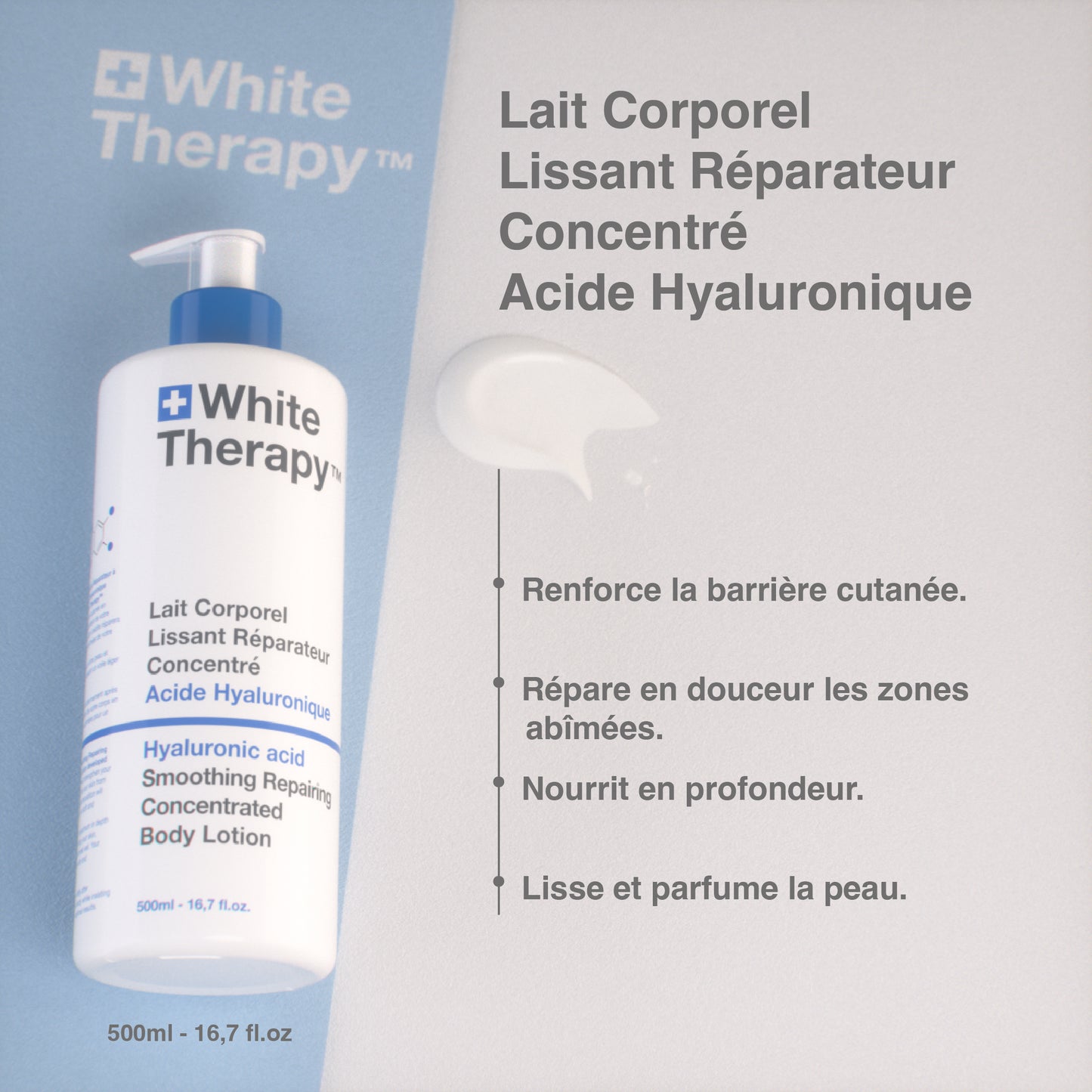 White Therapy + Hyaluronic acid Smoothing Repairing Concentrated Body Lotion