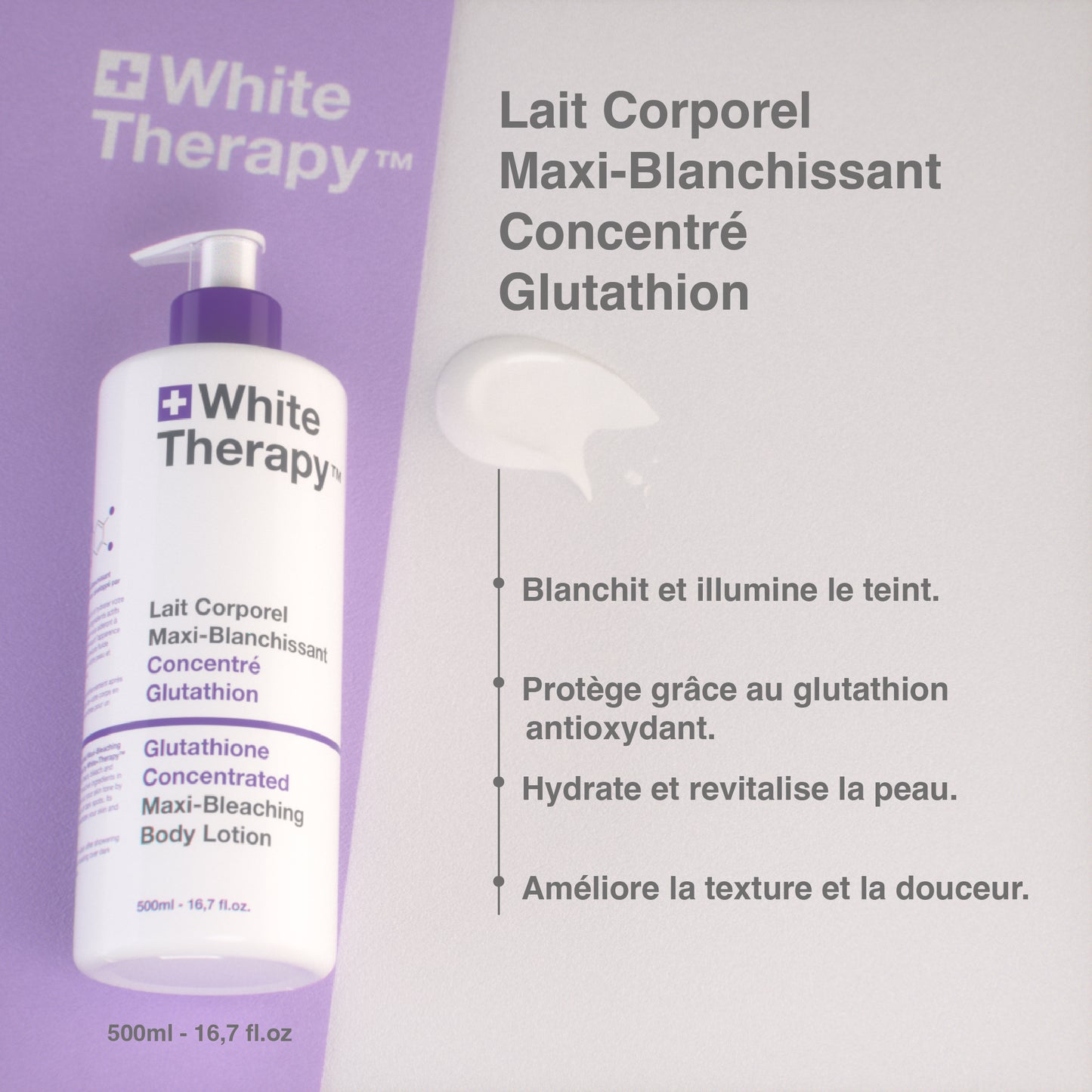 White Therapy + Leche Corporal Concentrada de Glutatión Maxi-Whitening