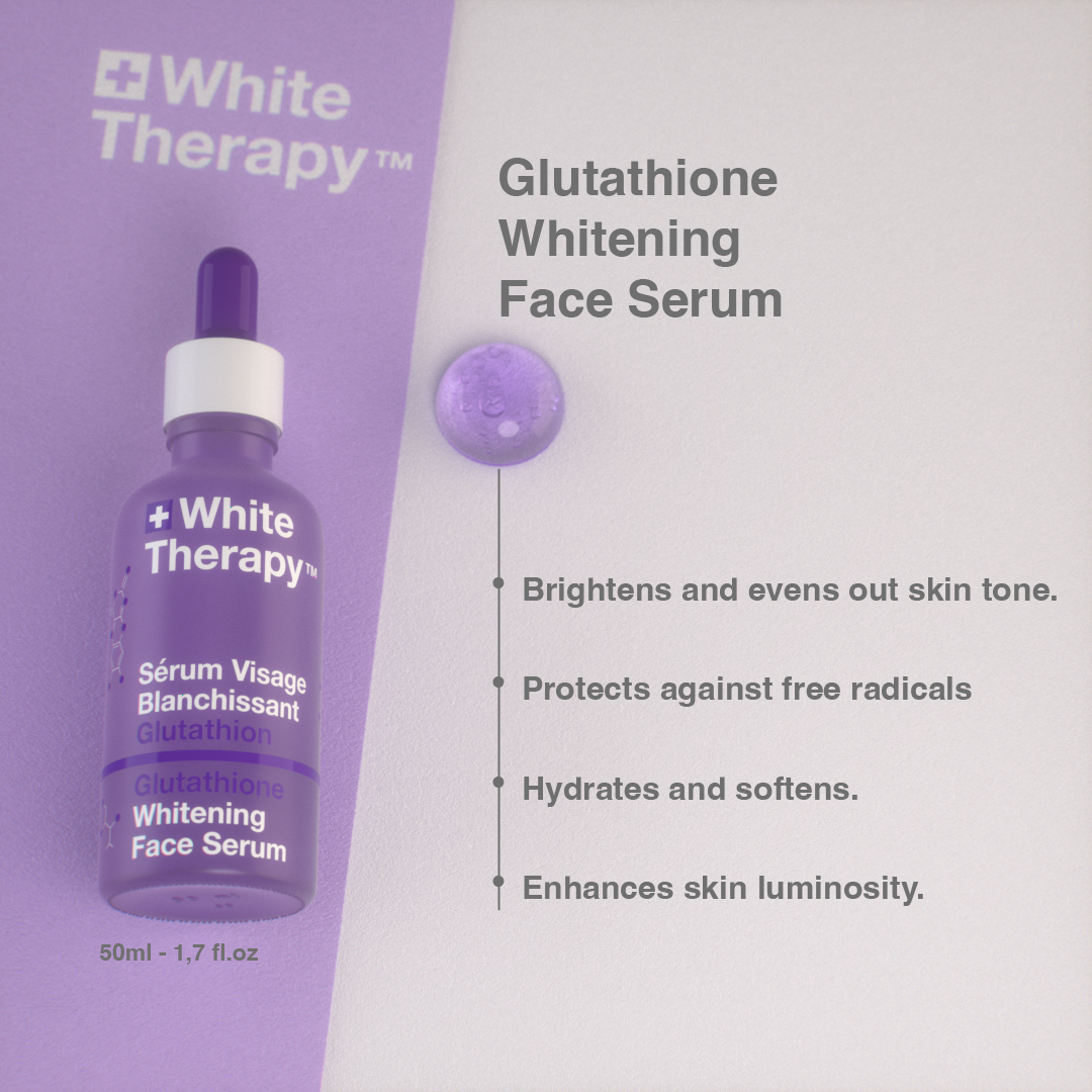 White Therapy + Suero Facial Blanqueador con Glutatión